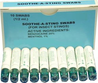 Sting Relief Swabs Bx/10