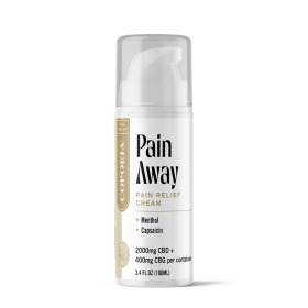 Pain Away | 2000mg CBD & 400mg CBG Relief Cream - Joint & Muscle Relief