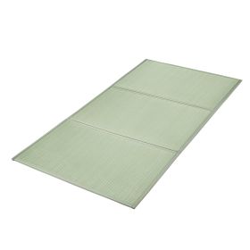 VEVOR Japanese Tatami Mat, Twin Size Foldable Japanese Tatami Mattress( Natural Rush Grass)