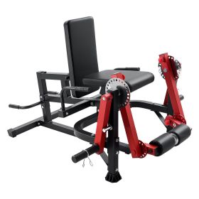 VEVOR Leg Extension and Curl Machine, Seated Leg Rotary Extension for Thigh, Adjustable Lower Body Specialty Exercises Equipment