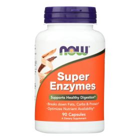 Now Foods Super Enzymes Tablets - 90 Count