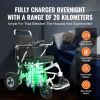VEVOR Electric Wheelchair for Adults Seniors, 300 lbs Weight Capacity, 17.7 in Width Lightweight Foldable Motorized Power Wheelchairs